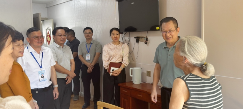 学校校长李雪斌到高等职业技术学院、附设中医学校（广西中医学校）开展调研