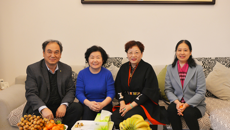 广西中医bat365在线官网平台春节前慰问离退休同志活动