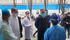 自治区政府副主席黄俊华一行莅临附属瑞康医院调研发热门诊设置情况
