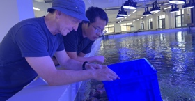 瑞典皇家科学院院士到访广西海洋药物重点实验室涠洲岛实验基地