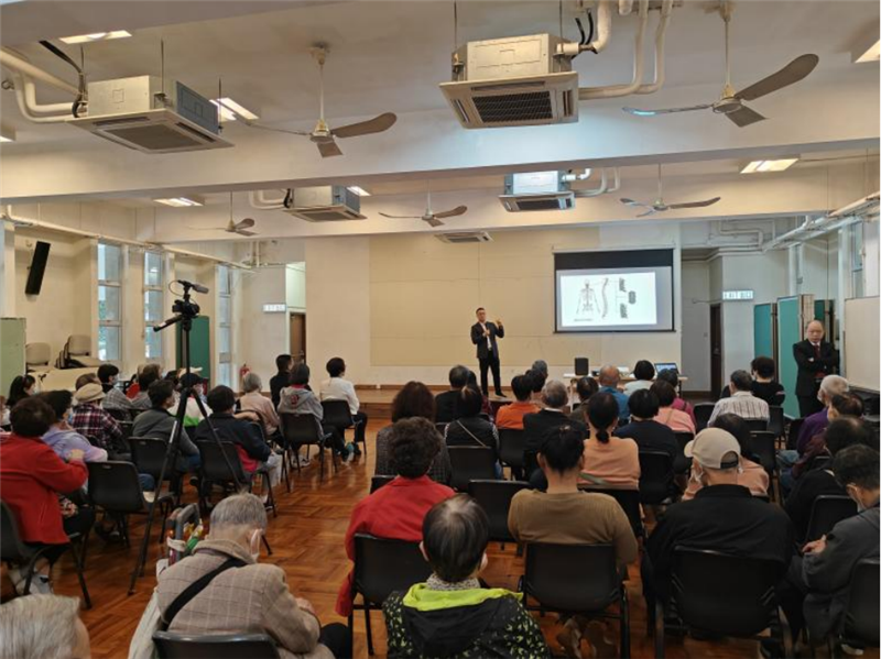 香港美孚社区健康讲座现场