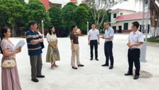 青秀区卫生健康局到赛院调研艾滋病防治及献血工作