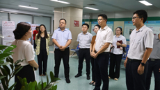 防城港国际医学开放试验区产业投资集团一行6人到第二附属医院参观交流