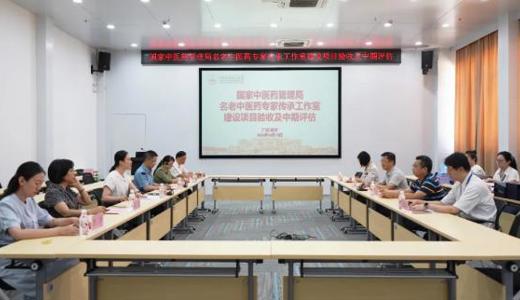 国家中医药管理局名老中医药专家传承工作室建设项目验收及中期评估工作会议在附属国际壮医医院召开